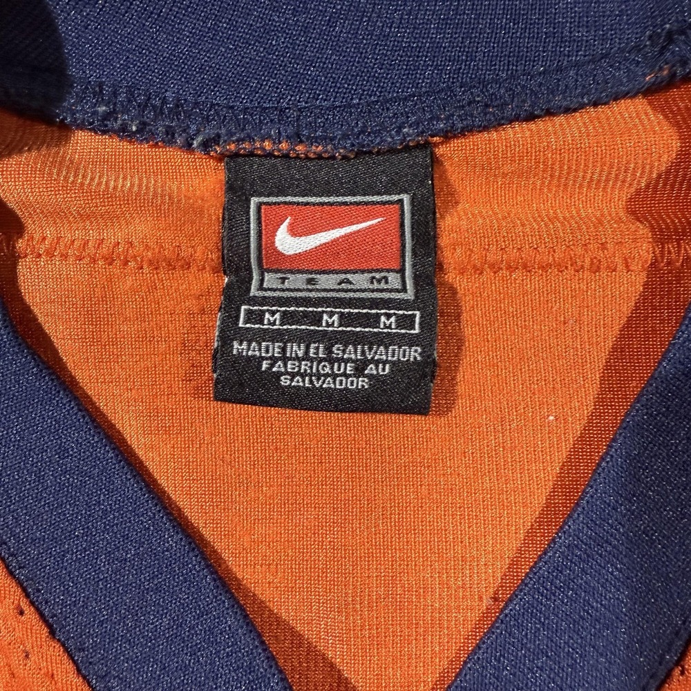 Vintage Denver Broncos Jersey Mens Medium Orange NFL Football Davis 30 Nike - Picture 2 of 7